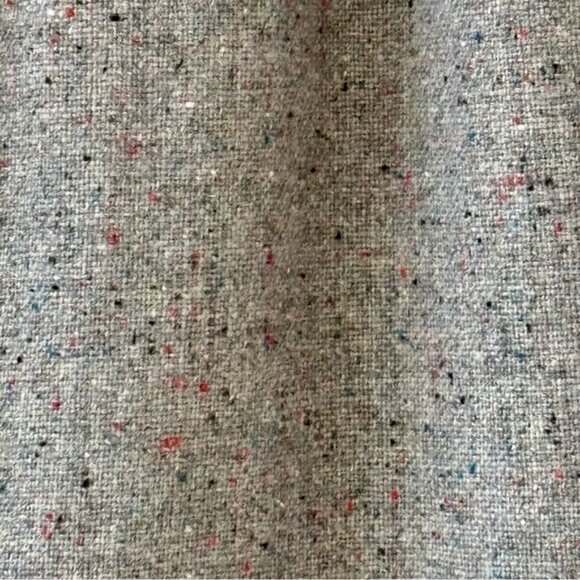 J.Crew| Classic Grey A-Line Women’s Skirt Elastic Waist Pockets Wool Blend Sz 4 - Picture 7 of 8